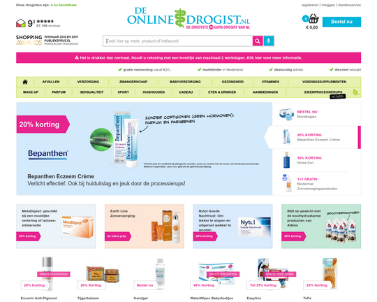Deonlinedrogist.nl Logo