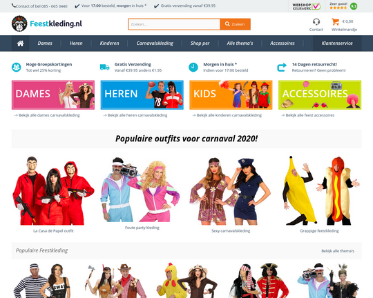 Feestkleding Logo