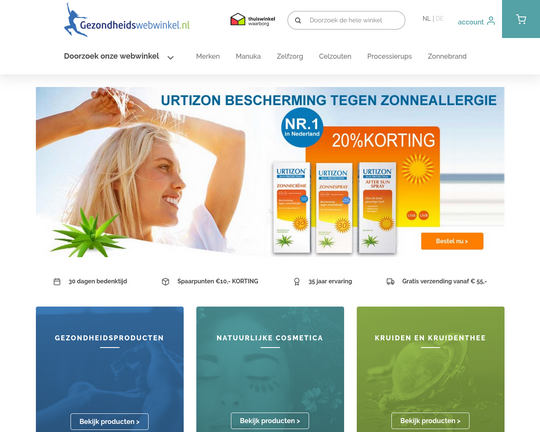 Gezondheidswebwinkel Logo