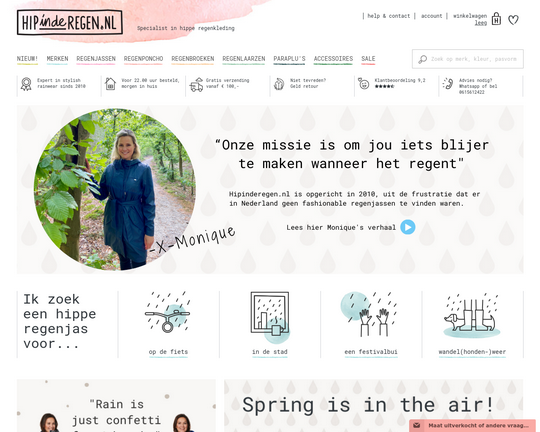 Hip in de Regen Logo